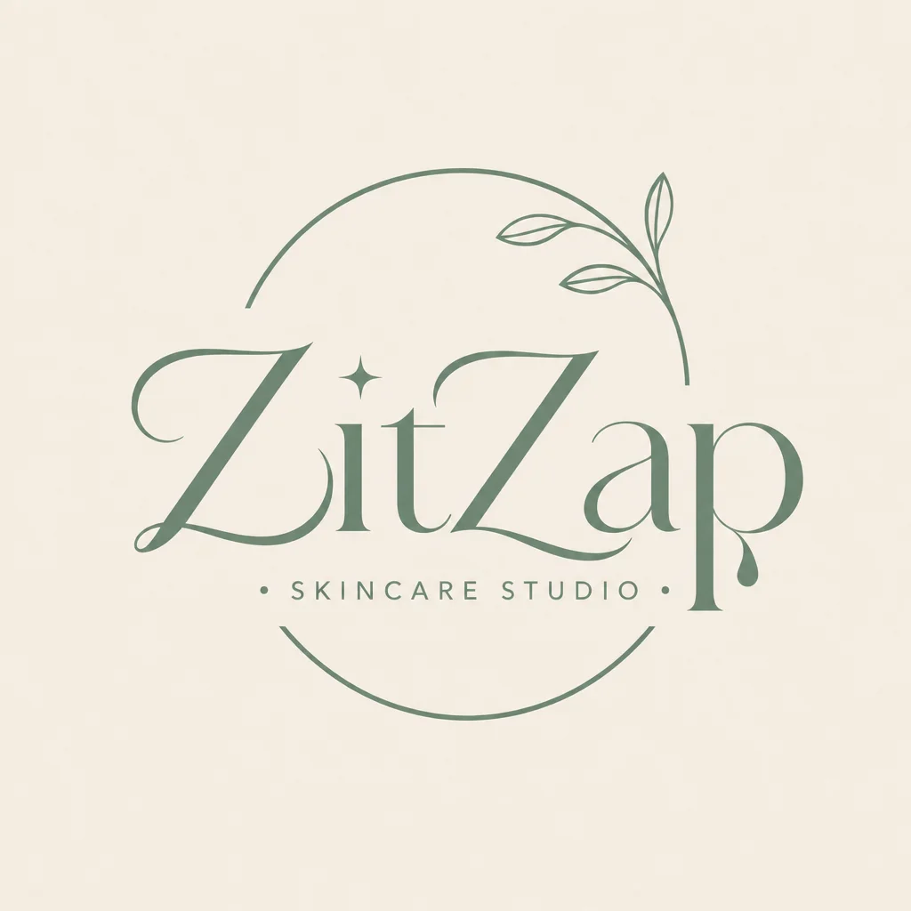 ZitZap skincare studio logo
