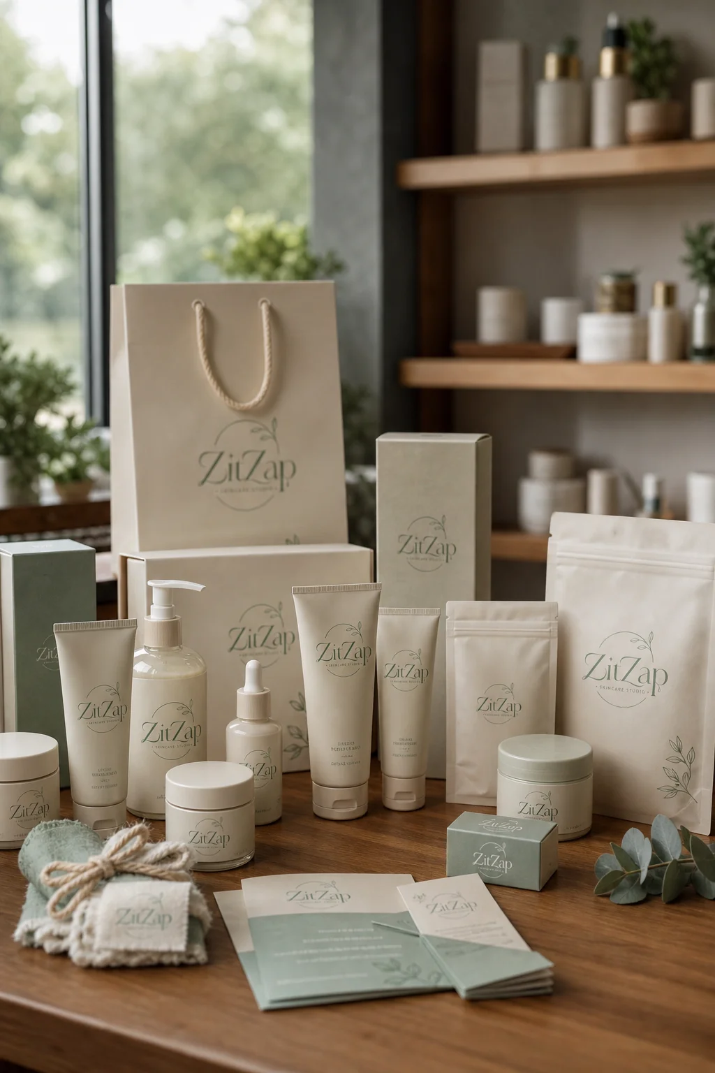 ZitZap Product family mockup generated by Logofai
